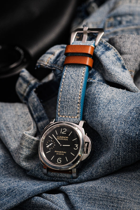 Blue denim strap HDPAM17