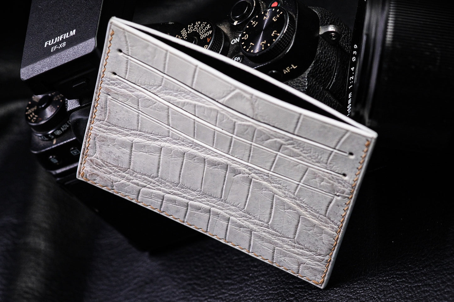 BESPOKE GENUINE HYMALAYA CROCODILE CARD HOLDER WALLET HDWA63