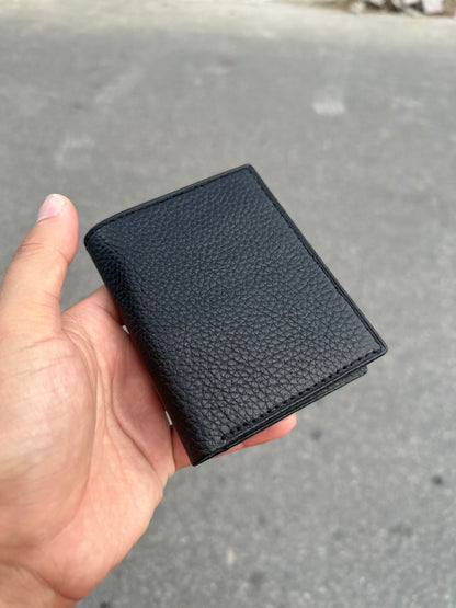 BESPOKE GENUINE BLACK TOGO BIFOLD MAN WALLET HDWA61