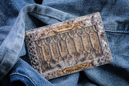 BESPOKE GENUINE PYTHON CARD HOLDER WALLET HDWA65