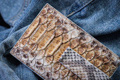 BESPOKE GENUINE PYTHON CARD HOLDER WALLET HDWA65