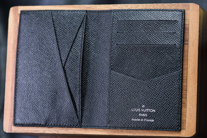 BESPOKE GENUINE BLACK LV BIFOLD MAN WALLET HDWA68