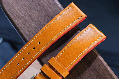 ORANGE COW RALLY LEATHER WATCH STRAP HDCA35