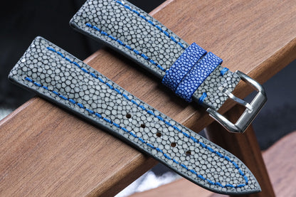 BESPOKE GENUINE GREY STINGRAY LEATHER STRAP HDSC03