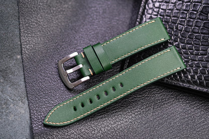 Custom Veg Tanned Buttero skin leather strap HDCA41