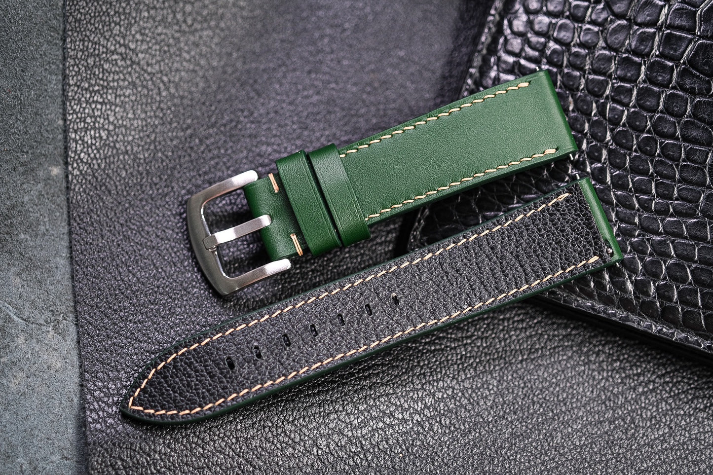 GREEN COW LEATHER WATCH STRAP HDCA37