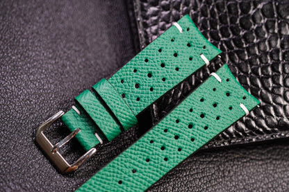 GREEN COW RALLY LEATHER WATCH STRAP HDCC96