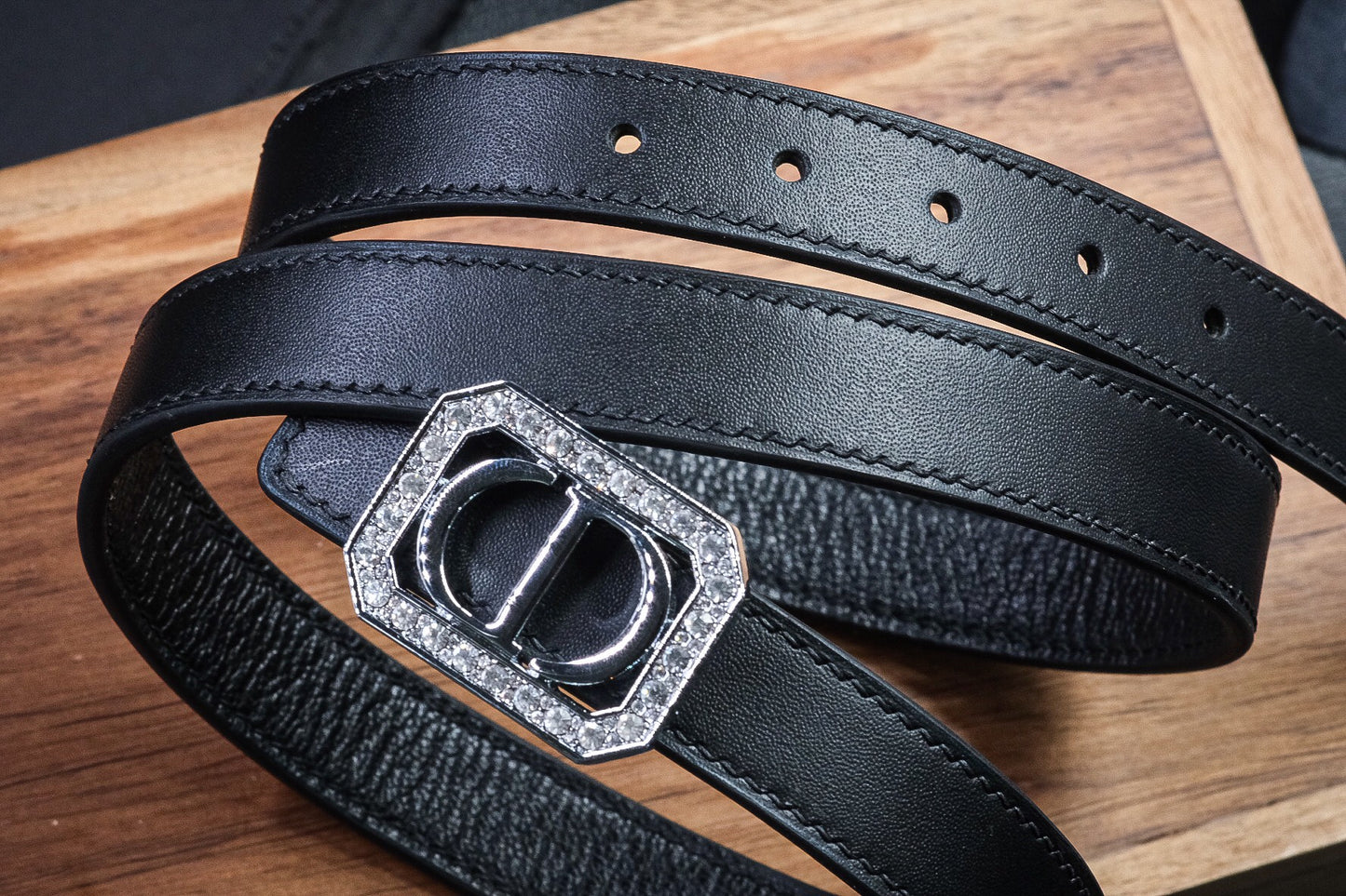 BLACK COW HANDMADE LEATHER BELT HDBE15