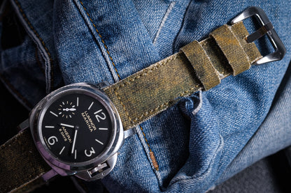 vintage canvas handmade watch strap For Panerai HDPAM42