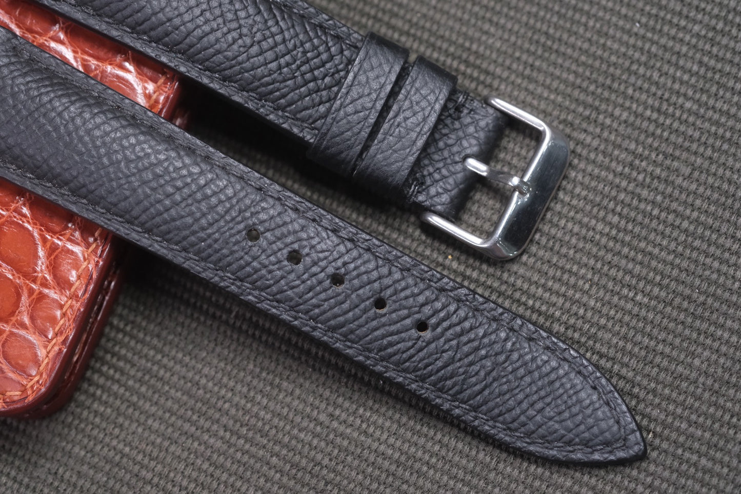 BLACH EPSOM LEATHER WATCH STRAP RD02