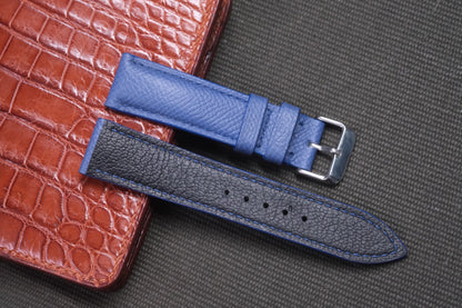 BLUE EPSOM LEATHER WATCH STRAP RD04