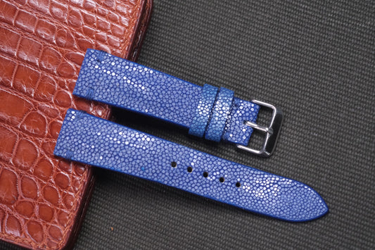 BLUE STINGRAY LEATHER WATCH STRAP RD17