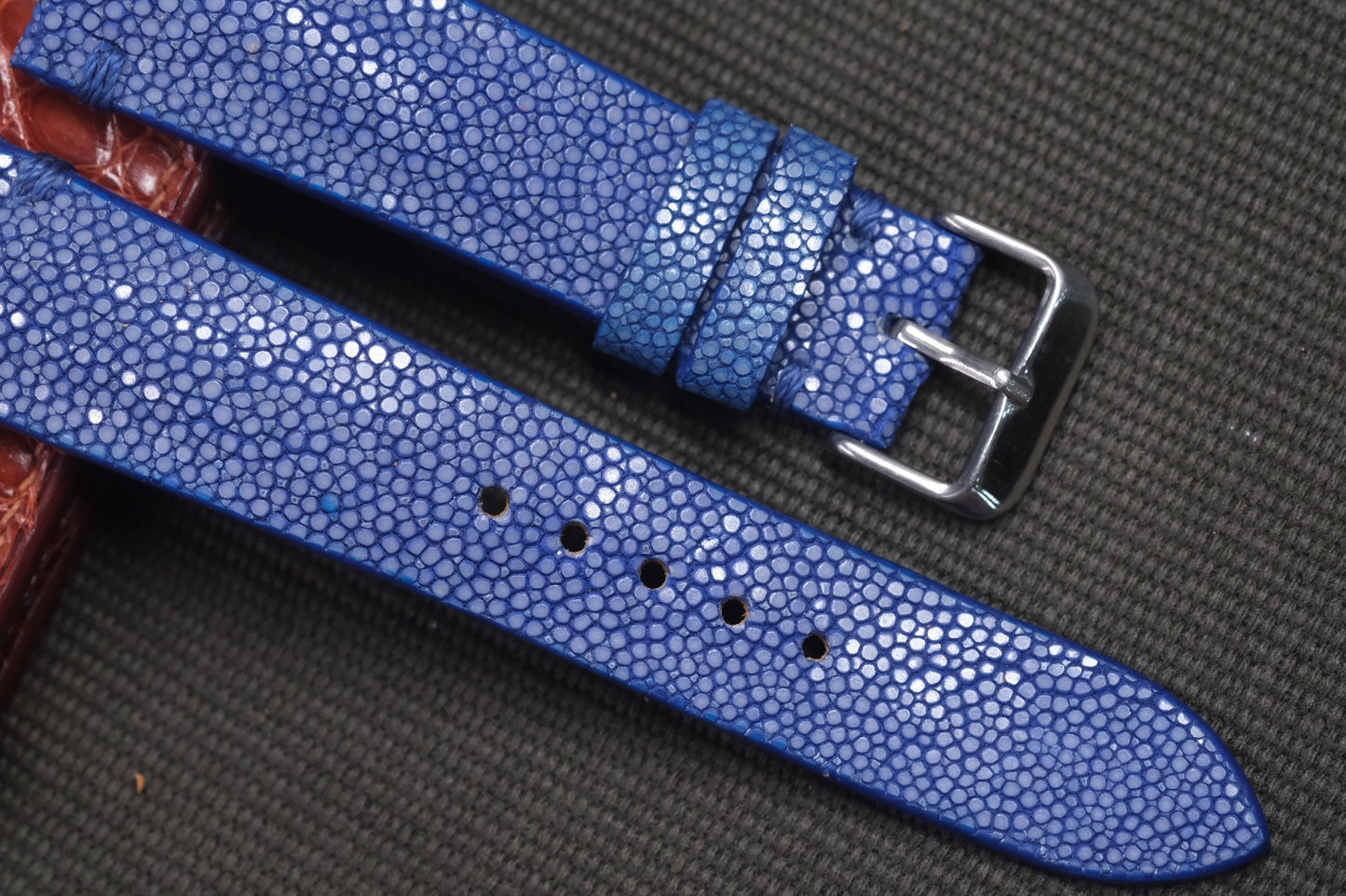 BLUE STINGRAY LEATHER WATCH STRAP RD17