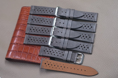 GREY COW LEATHER WATCH STRAP RD54