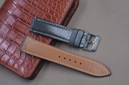 GREY DISTRESSED COW LEATHER WATCH STRAP RD57