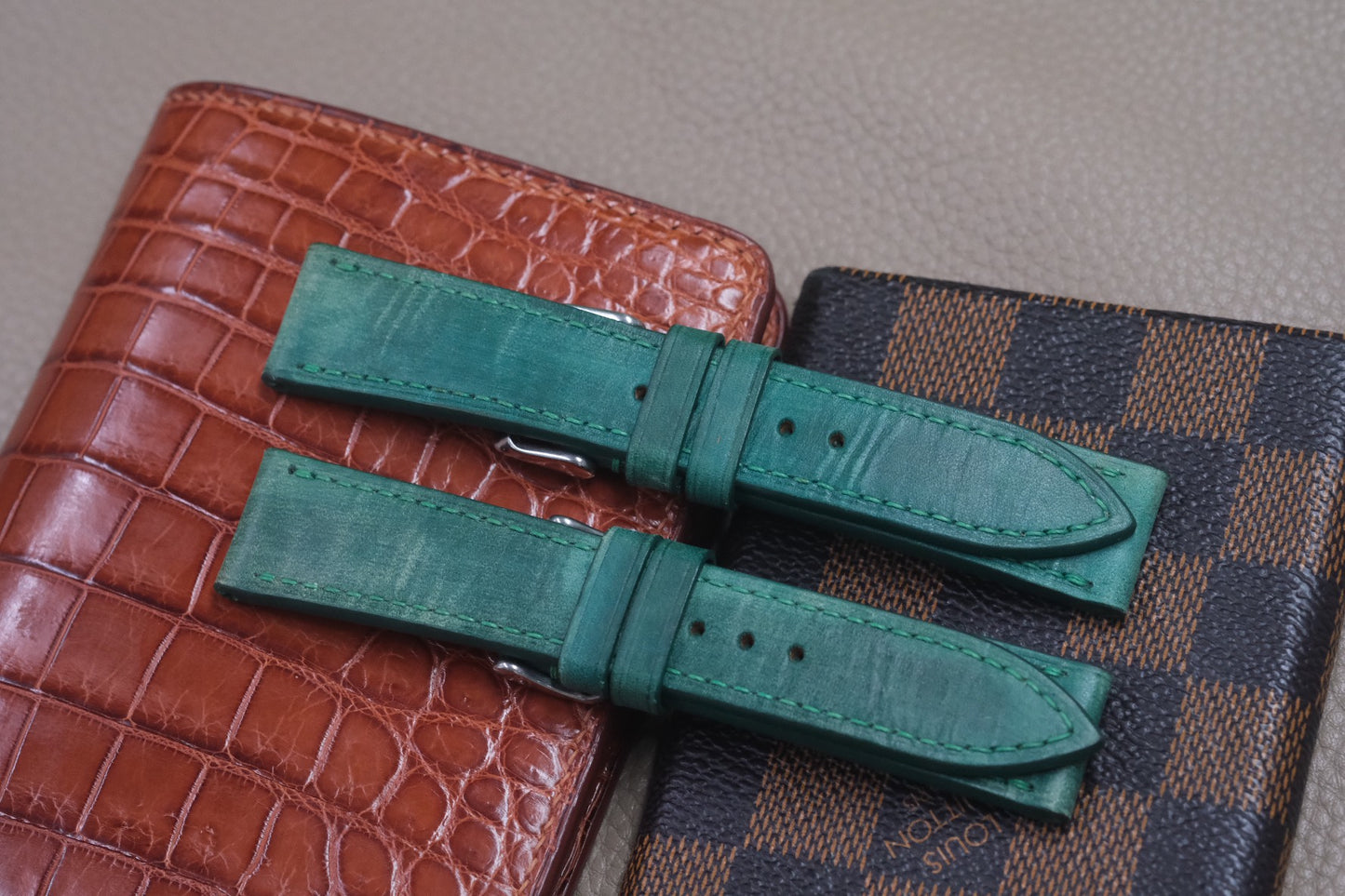 GREEN COW LEATHER WATCH STRAP RD63