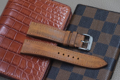 BROWN COW LEATHER WATCH STRAP RD59