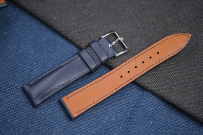 NAVY BLUE COW LEATHER STRAP RD72