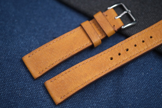 LIGH BROWN COW LEATHER STRAP RD74