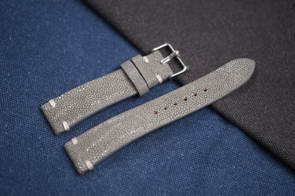 GREY STINGRAY LEATHER WATCH STRAP RD86