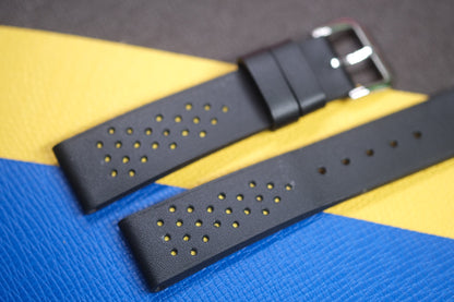 BLACK COW LEATHER WATCH STRAP RD100