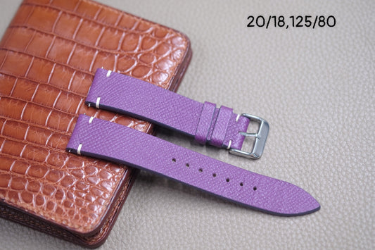 PURPLE EPSOM LEATHER WATCH STRAP RD106