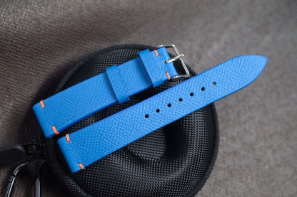 BLUE EPSOM LEATHER WATCH STRAP RD119