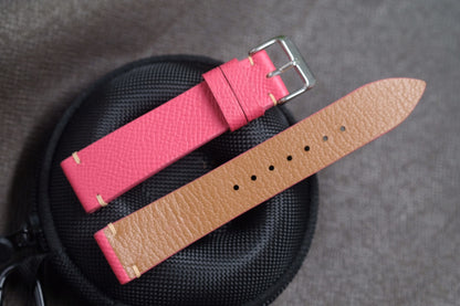 PINK EPSOM LEATHER WATCH STRAP RD121