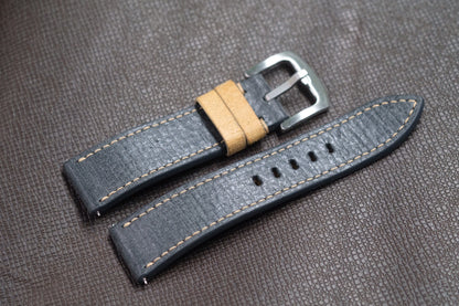 GREY COW LEATHER WATCH STRAP RD130