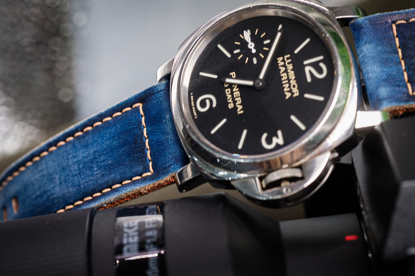 VINTAGE BLUE STRAP HANDMADE FOR PANERAI HDPAM53