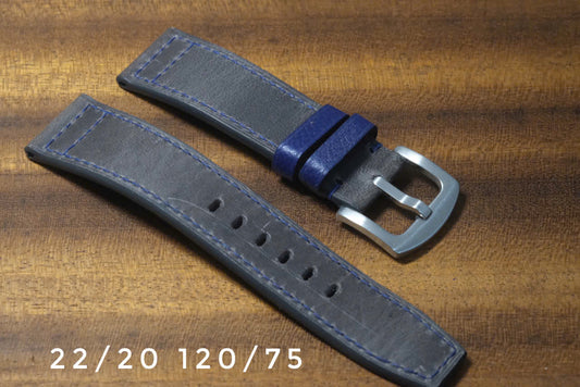 GREY COW LEATHER WATCH STRAP RD139