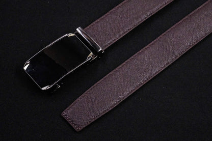 BESPOKE GENUINE BROWN EPSOM LEATHER MAN BELT HDBE24