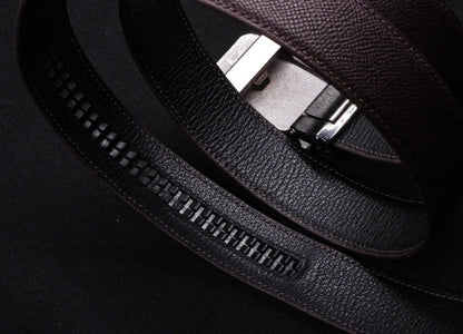 BESPOKE GENUINE BROWN EPSOM LEATHER MAN BELT HDBE24